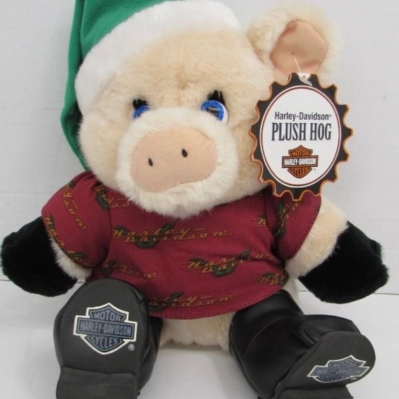 Vintage Holiday Harley Hog , with Original Tags, 1998 Christmas Edition - Picture 1 of 8